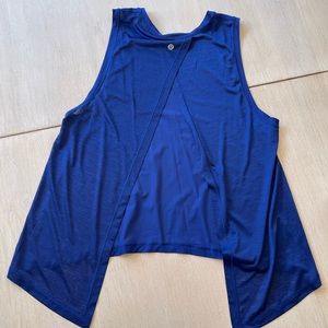 Lululemon all tied up tank cobalt blue